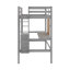 Lit mezzanine avec bureau, tableau d'écriture, bureau et armoire à 2 tiroirs-101321173-113012847