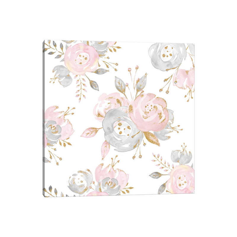 Rose Gold II by Nature Magick - Print on Canvas, Wrapped Canvas, 30.48 cm H x 30.48 cm W