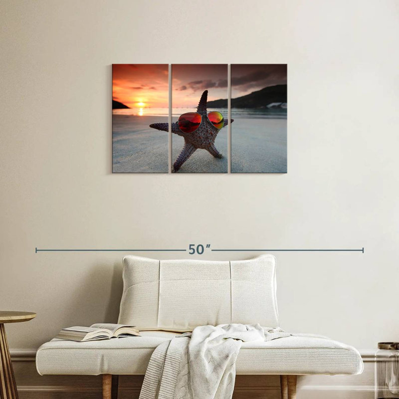 Cool Starfish, 20" H x 33" W