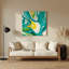 Abstrait art fluide en métal vert 14-1127803703