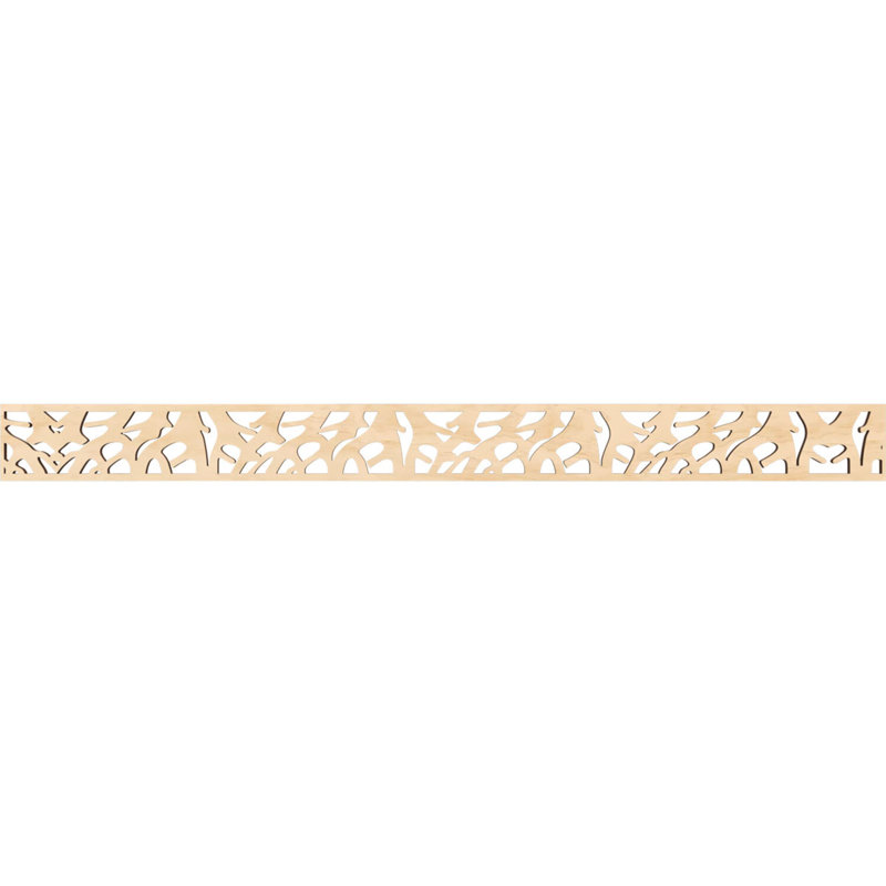 Moulure Manton, H 4 po x l 46,375 po x P 0,375 po, Bouleau