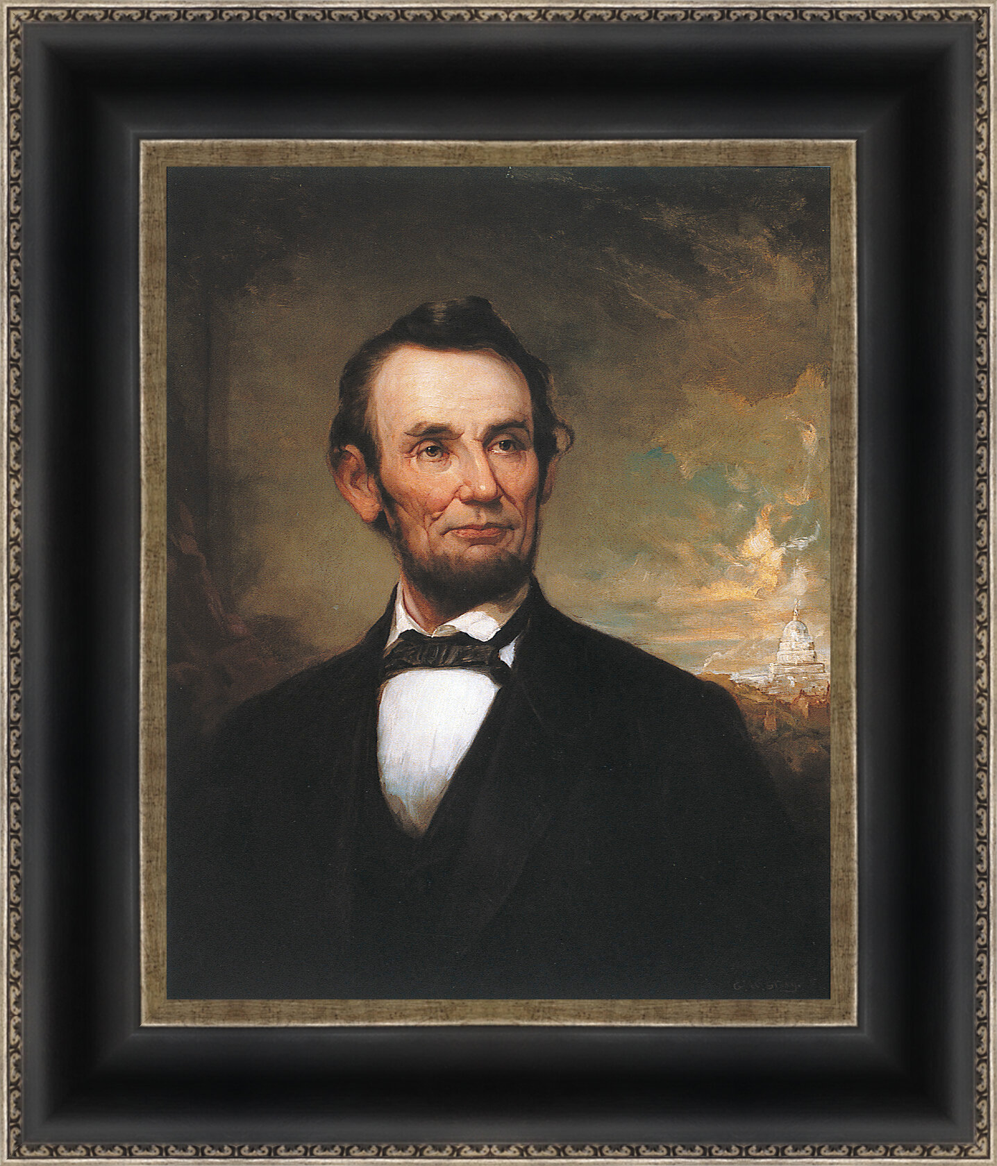 abraham lincoln framed art