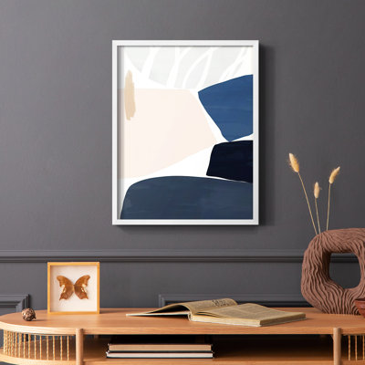 Impression sur toile Denim and Sand II - bois massif