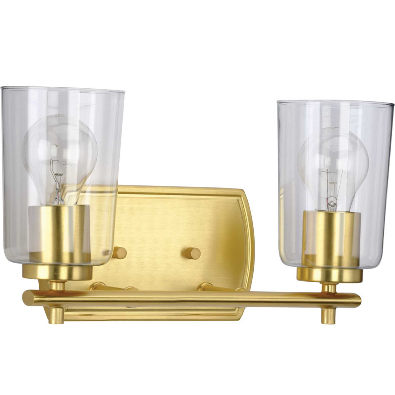 Kilpatrick 2 - Light Dimmable Vanity Light, Satin Brass
