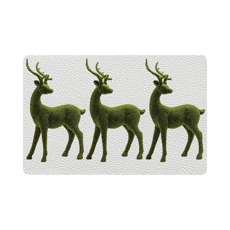 Vegan Leather Retangle Placemats