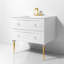 Alma 42.25" Wall Mounted Single Bathroom Vanity with Top-394034013