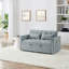 Canapé-lit pliable polyvalent de 54,33 pouces en 3 longueurs, canapé-lit moderne en velours, dossier réglable