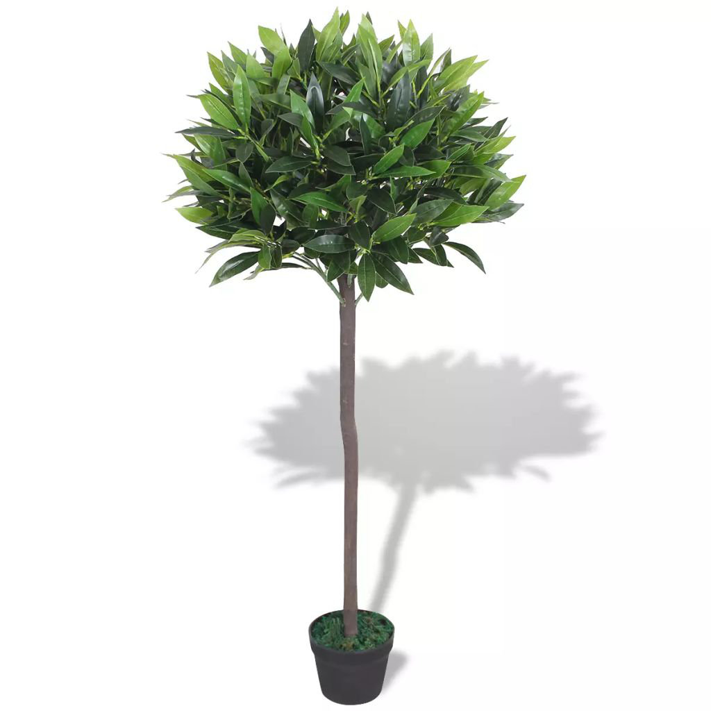 Bay Isle Home Artificial Tree with Pot Fake Bay Tree Plant Lifelike Bay