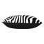 Ensemble de housse de coussin noir / blanc à imprimé animal-123252326