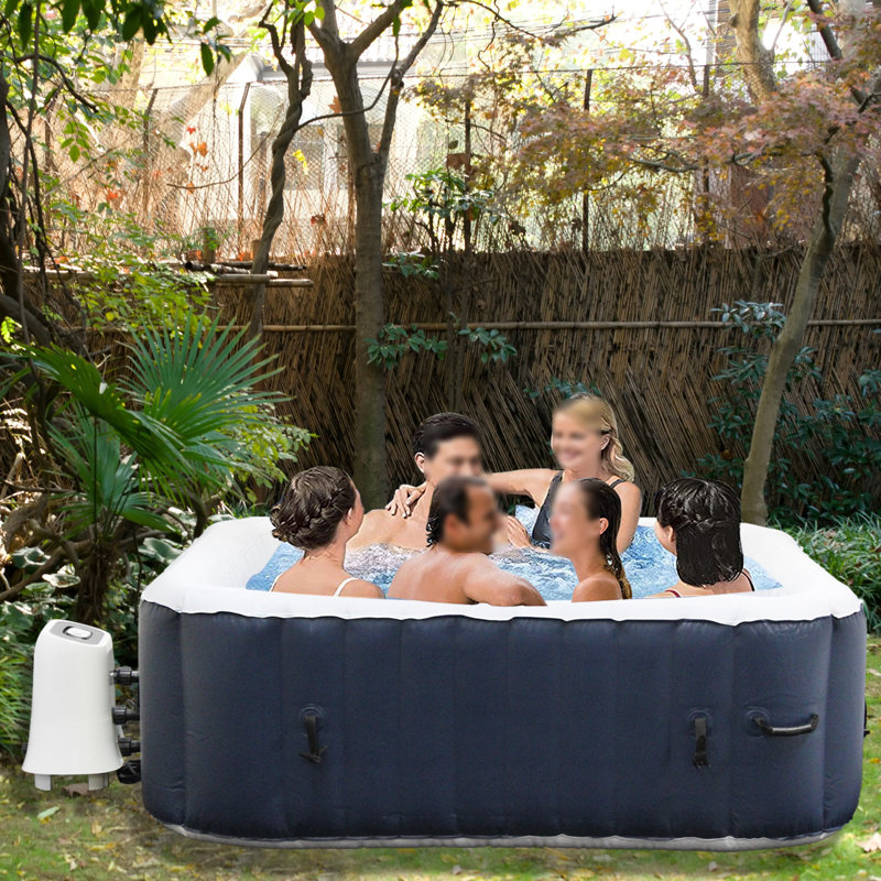 Signzworld Inflatable Hot Tub, Blue