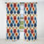 Motif floral marocain marocain - Rideau floral - Rideau occultant floral - 1 panneau-107555602