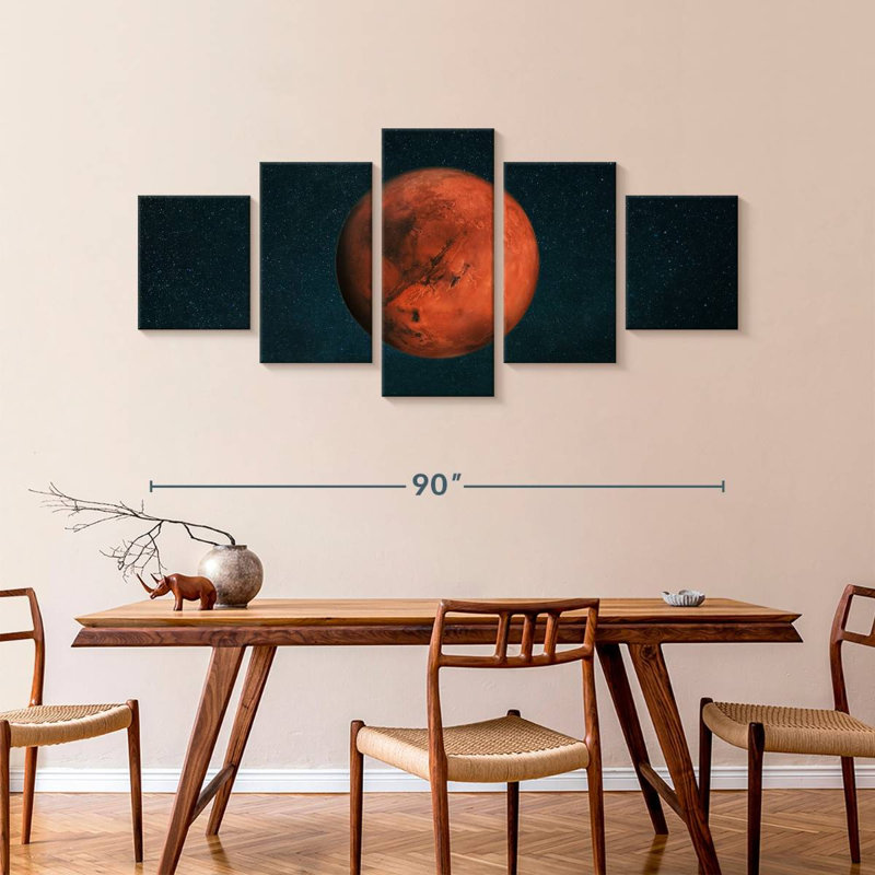 Mars, 42" H x 92" W