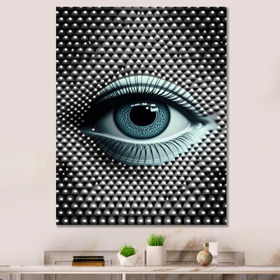 «Eye in Circular Infinity V», reproduction sur toile