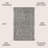 Ziri Moroccan Geometric Gray/Cream Rug-398792755