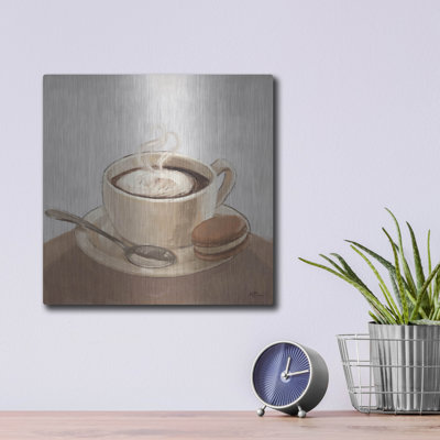 Art mural en métal Winston Porter «Coffee And Co 1 Neutral» par Janelle Penner