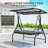 3 Person Porch Swing with Canopy-541079288