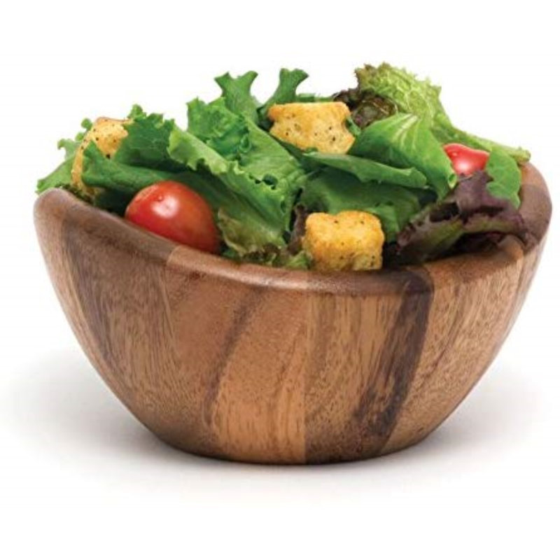 August Grove® Vosburg Wood Salad Bowl