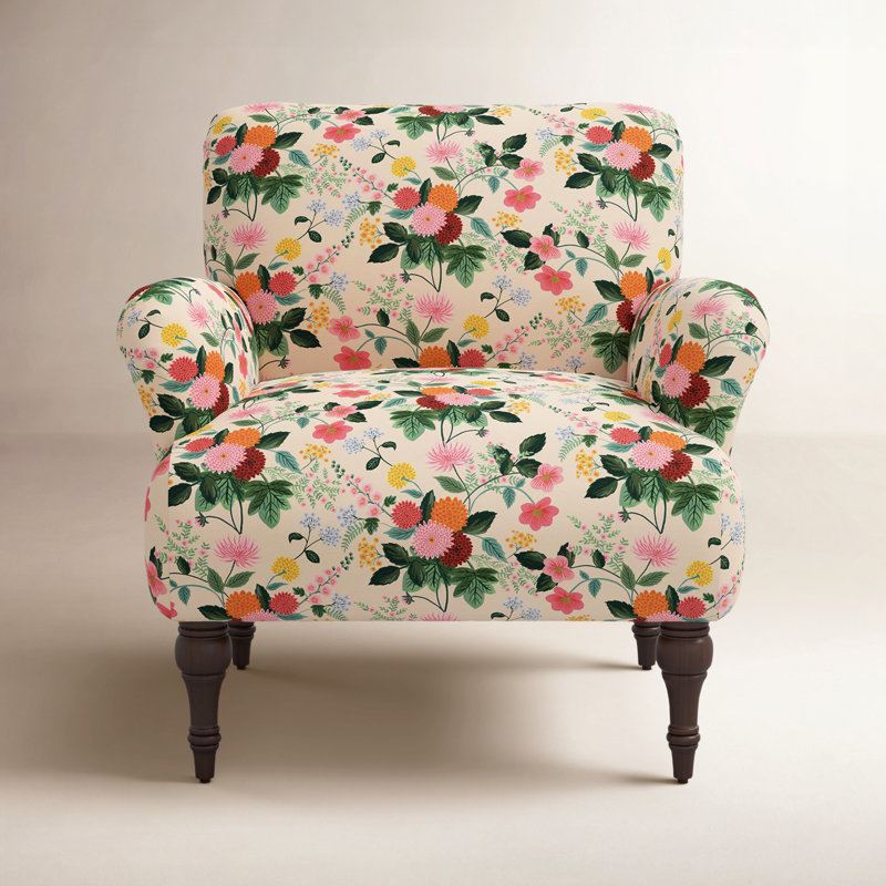 Bristol Armchair In Dahlia Multi, Espresso, Dahlia Multi
