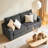 Modern 70" Upholstered Sofa with Deep Seat Cushions – Comfortable Fabric, Supportive Back, Removable Pillows, and Sturdy Frame for Apartments, Living Room, or Office-1933976403