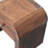 16" Walnut Solid Wood One Drawer Nightstand