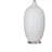 Sesser White Ceramic Table Lamp with Square Pattern & Drum Shade