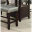 Banc de salle à manger à hauteur de comptoir, banc rembourré