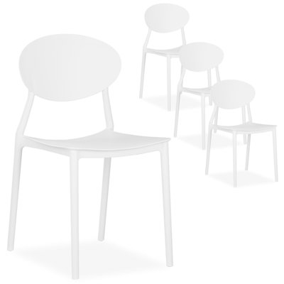 Eilonwy Stacking Patio Dining Side Chair