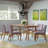 6 - Person Four Leg Dining Set-1509514356-1509514355