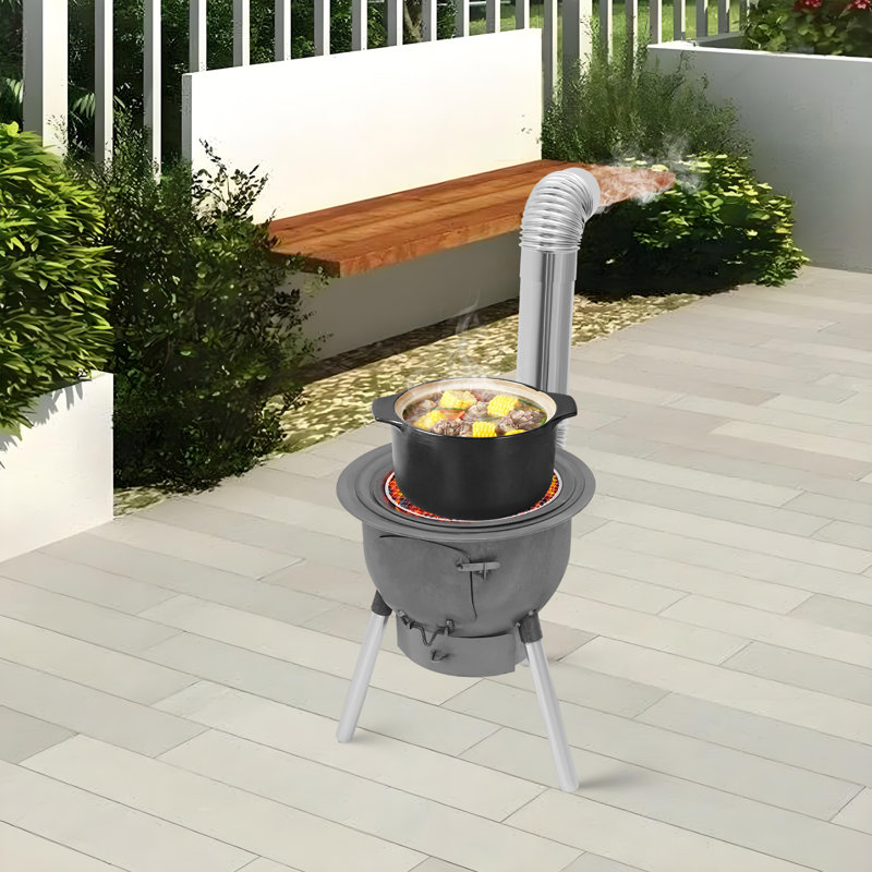 Poêle à bois pour la cuisine extérieure