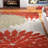 Armelia Floral Red/Gray/White Area Rug-756455353