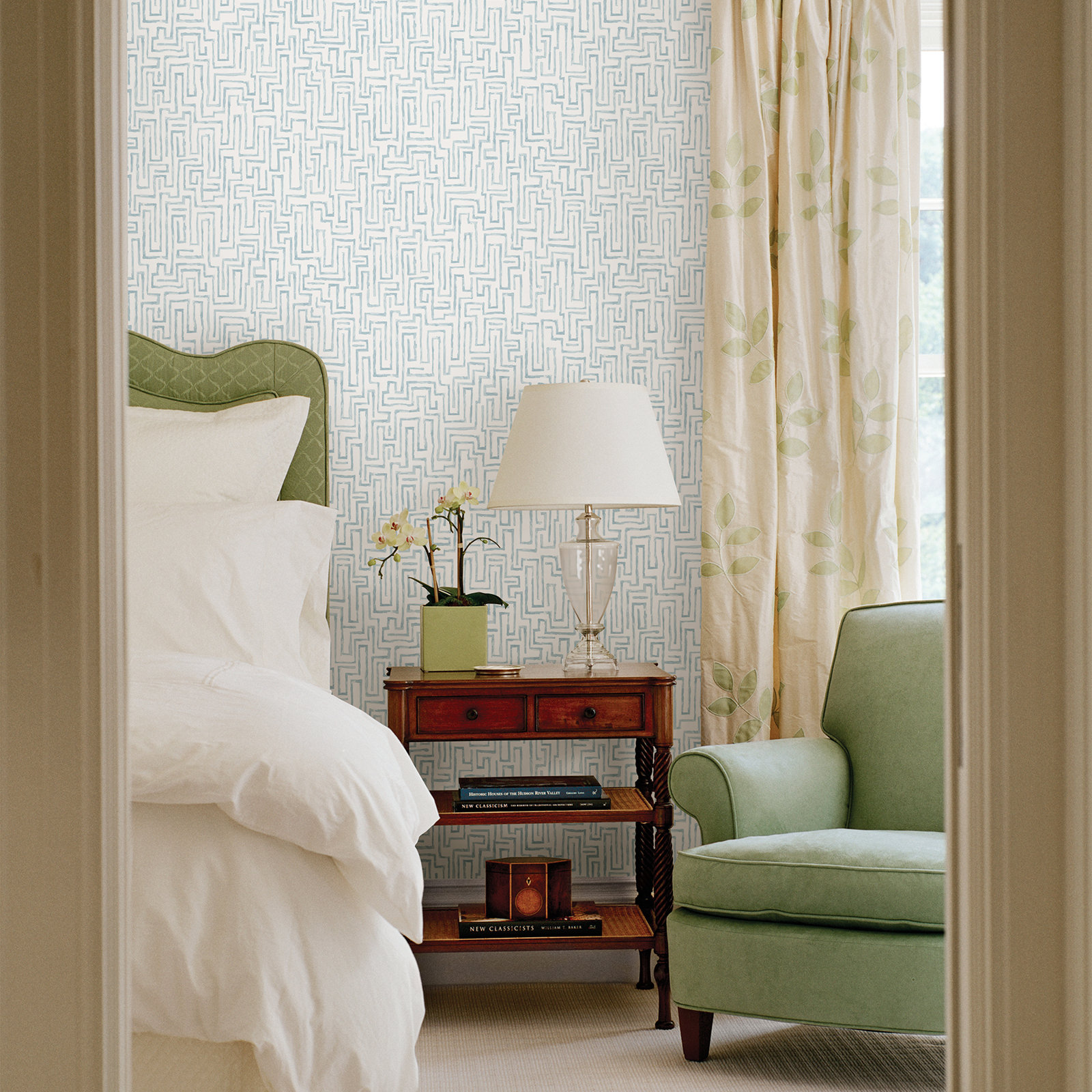 Delaney Wallpaper Roll, Blue