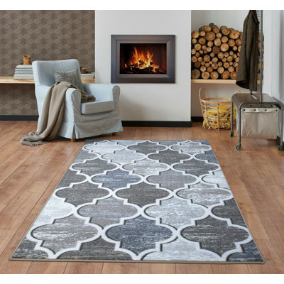 Avalbane Geometric Indoor / Outdoor Area Rug