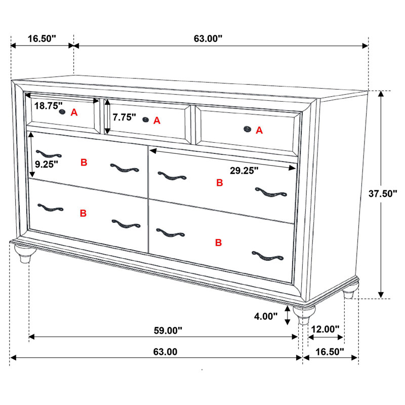 Aakriti 5-piece Eastern King Bedroom Set White, King
