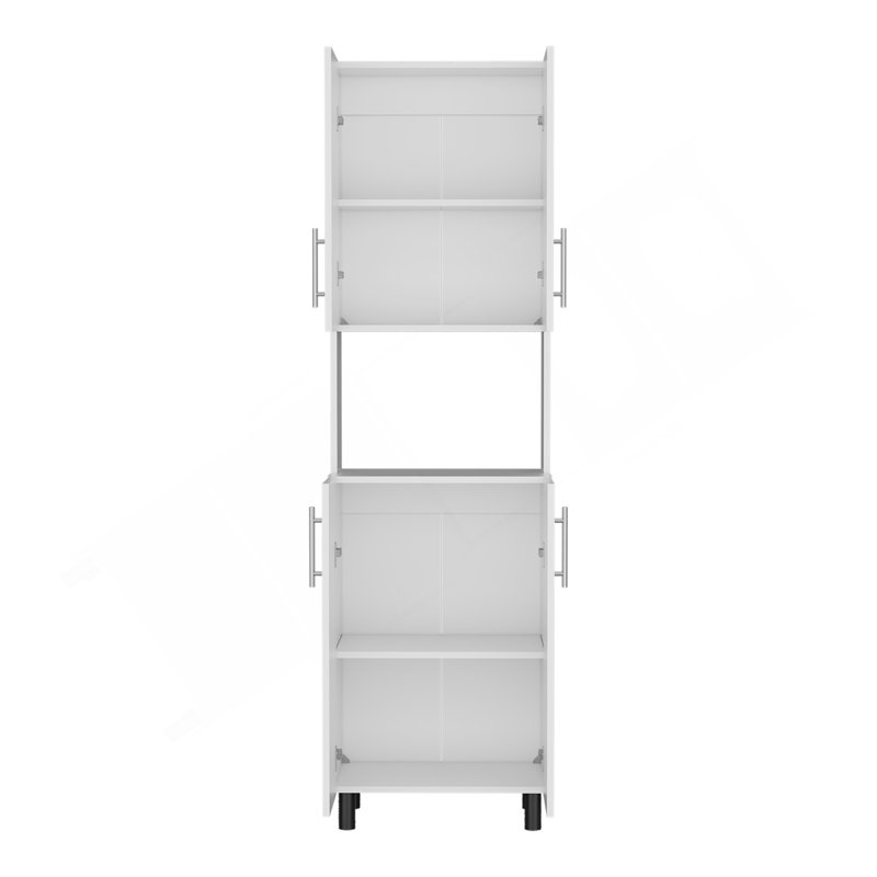 Garde-manger, 4 portes, 4 tablettes