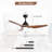 Ladedra 52'' 3-Blade Modern Ceiling Fan With LED Light and Remote Control-1998015918
