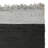 Stadler Hand Woven Leather/Cotton Solid Color Rug in Light Gray/Black-31714628