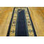 Navy Blue Antique Peking Chinese Knotted Hallway Runner Rug