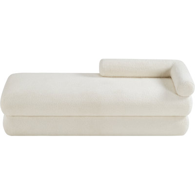 Eilynn Teddy Fabric Upholstered Bench