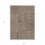 Tapis d'intérieur lavable géométrique brun 5 pi x 8 pi