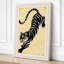 Stretching Tiger Japandi - Wrapped Canvas-1467086834-1467086835