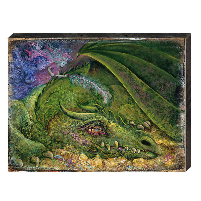 Ne jamais tickle un dragon de couchage, H 12 po x l 9 po x P 1 po