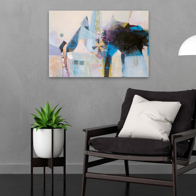 Spinning Mill 1 - Art abstrait, H 24 po x l 16 po
