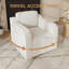 Fauteuil demi-tonneau avec accoudoirs Sherpa