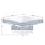 Table basse en verre