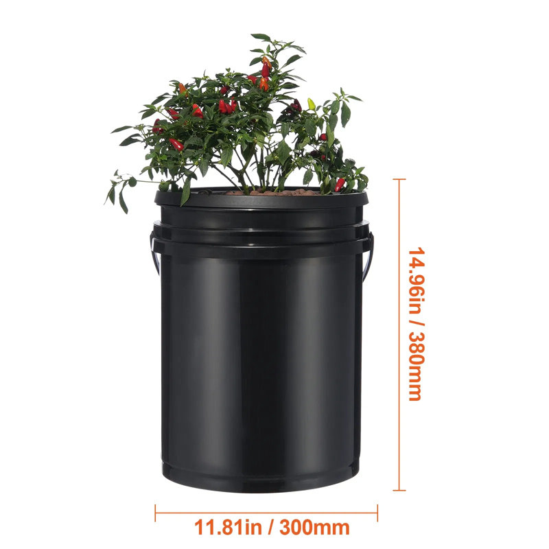 DWC Hydroponic System 4 Buckets