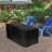 Sunbeam Grange Resin Propane Fire Pit Table
