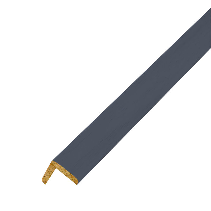 Midnight Navy Painted Wood Corner Molding Set