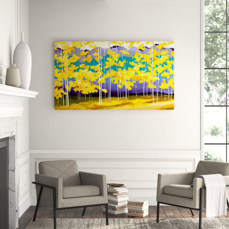 Skycast Print by Sydney Edmunds, 30" H x 53" W x 1.5" D, Image Brush Gel