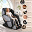 Fauteuil de massage 4D pour tout le corps avec rail SL étendu, 24 points de massage, 3 modes zéro gravité, écran tactile HD, chauffage lombaire, repose-jambes extensible avec rouleau de massage pour les pieds et Bluetooth