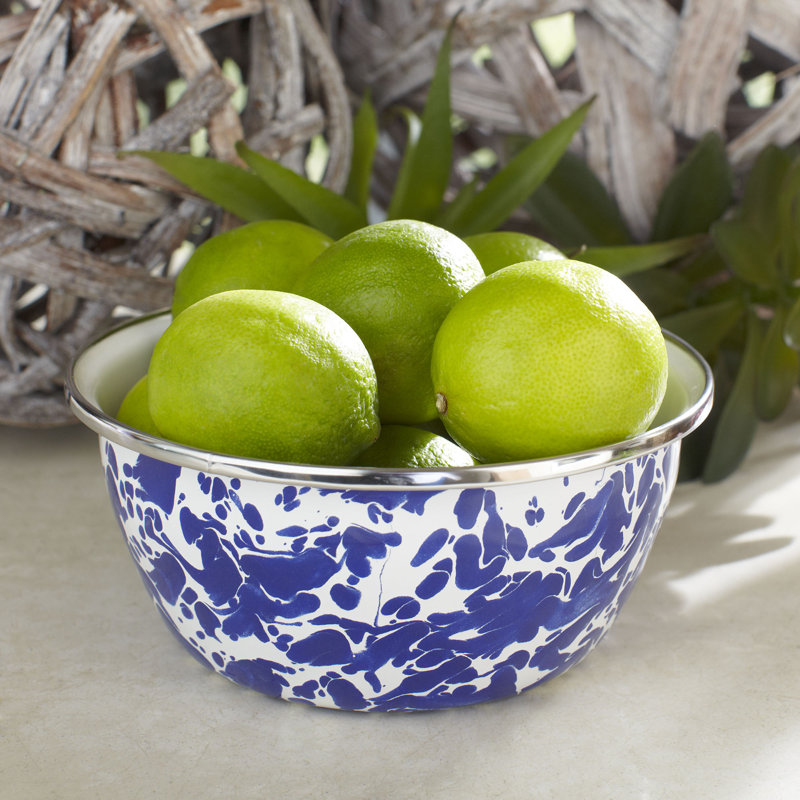 24 Oz. Salad Bowl, Cobalt Swirl